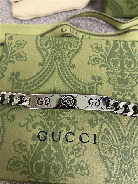 gucci ghost bracelet gold.